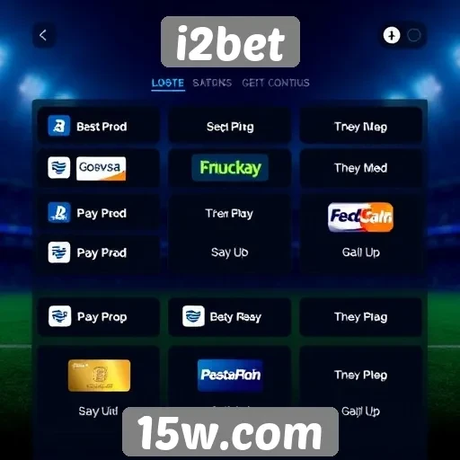 Opções de pagamento disponíveis no i2bet
